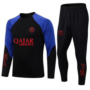 Combinaisons d'entraînement de football - Paris, Charnieux, AC Milan, Dortmund, Marseille, Ajax, Combinaisons de football à manches longues - Product Image 3