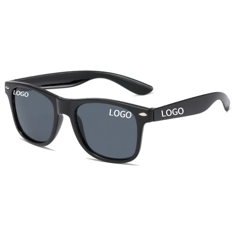 Petites lunettes de soleil personnalisées bon marché avec logo personnalisé Lunettes de soleil vintage unisexes personnalisées pour hommes de marque de luxe Vente en gros