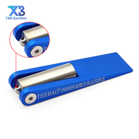 Clé triangulaire 3-en-1 TEEBAO, butée de porte et jauge d'épaisseur en acier inoxydable