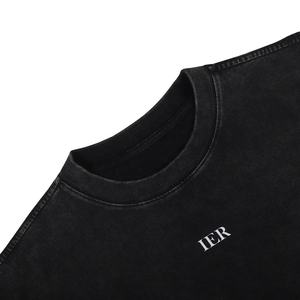 OEM Fabricantes de diseñador de marca Drop Shoulder Cropped Boxy Unisex 100% algodón ácido lavado camiseta sublimación camiseta - Product Image 3