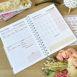 Carta Kraft personalizzata Odm 2026-2027 agenda agenda insegnante Notebook Journal <span class=keywords><strong>A4</strong></span> Planner con copertina rigida quaderno <span class=keywords><strong>a</strong></span> spirale - Product Image 4