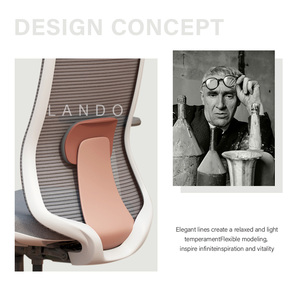 Chaise de bureau exécutive moderne en maille avec appui-tête, accoudoirs 3D et hauteur réglable, directement de l'usine <span class=keywords><strong>KOHO</strong></span> - Product Image 3