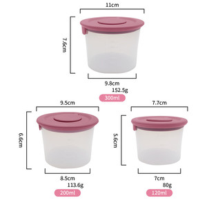 3 paquets de boîtes de conservation alimentaire en silicone empilables sans BPA, boîtes de rangement pour réfrigérateur, boîtes à fruits, boîtes à <span class=keywords><strong>sandwich</strong></span>, boîtes à lunch pour la cuisine - Product Image 4