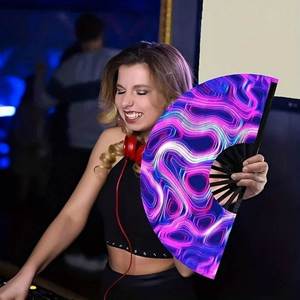 Accessoires de danse du éventail Kung Fu personnalisables pour festivals de musique, carnavals, événements promotionnels et fournitures de fête - Product Image 3