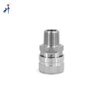 Raccord rapide manuel Matériaux de plomberie en acier inoxydable Raccord de tuyau Raccord rapide hydraulique en gros
