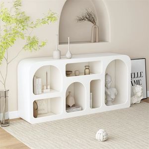 Simple <b>White</b> <b>Storage</b> Rack <b>Storage</b> <b>Cabinet</b> Display and <b>Storage</b> <b>Cabinet</b> Sofa Area Corner Side <b>Cabinet</b> - Product Image 3