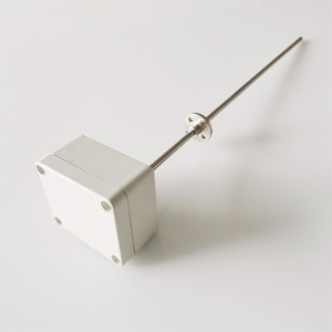 مجس حرارة صلب 8 بوصات <span class=keywords><strong>PT1000</strong></span> ثلاثي الأسلاك مع جهاز إرسال RTD <span class=keywords><strong>4</strong></span>-20 مللي أمبير لاستشعار قنوات الهواء في أنظمة التدفئة والتهوية وتكييف الهواء - Product Image 3