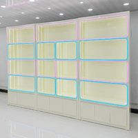 Le dernier système moderne de rayonnage d'affichage de magasin de jouets en métal boisé présentoirs de cadeaux