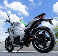 Moto électrique haute performance avec couple instantané, batterie longue autonomie, moto de course pour la conduite sur autoroute