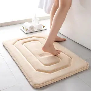 CF BMF20-CC Solid Novo estilo Personalizado macio Non Slip banho de Luxo memória Espuma Banho Non slip Tapetes Soft banheiro tapetes Tapetes Tapetes