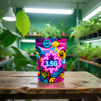 Op Maat Bedrukte Mylar Tassen Met Ritssluiting 3.5G 7G 14G 28G Opstaand Zakje