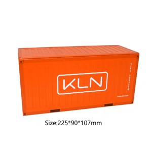 OEM ODM Custom Printed Food Grade Shipping Container Shape <b>Tin</b> Box Manufacturer Metal Packaging for Food & Gift - Product Image 3