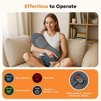 Masseur électrique lombaire Eveekon avec airbag, étirement, chaleur, vibration, thérapie, soutien lombaire, mousse à mémoire de forme, massage du dos