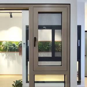 Porte battante insonorisée à triple vitrage Yuantai, en acier inoxydable, avec moustiquaire, double vitrage trempé, persiennes, salle de bain, cuisine - Product Image 6