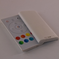 Télécommande universelle TVSNARP WRT8615 avec réglage de la chaleur, voyant LED, fabriquée en plastique ABS de haute qualité, remplaçable par une pile CR2032