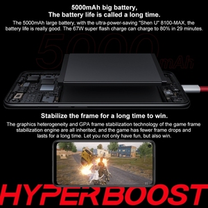 โทรศัพท์มือถือ OnePlus Ace Racing 5G 8GB + 256GB,แบตเตอรี่5000MAh กล้อง64MP ขนาด6.59นิ้วของแท้ - Product Image 5