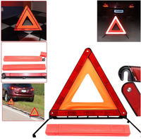 Faltbares ABS IP68-zertifiziertes LED-Warndreieck Notfall-Sicherheitsspiegel-Werkzeug für Auto Straßenverkehr Pannenhilfe
