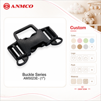 ANMCO Harnais de sécurité personnalisé à 3 points avec boucle de dégagement central pour siège rehausseur pour bébé
