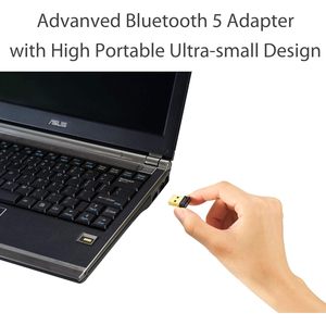 อะแดปเตอร์ USB Bt500บลูทูธ5ขนาดเล็กเป็นพิเศษออกแบบมาสำหรับลำโพงคอมพิวเตอร์ตั้งโต๊ะแล็ปท็อปหูฟังใช้ได้กับ Windows - Product Image 3