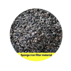 Esponja Material de filtro de hierro Esponja Desoxidante de hierro Alto contenido Partículas Tratamiento de agua industrial
