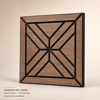 Panneaux muraux acoustiques en MDF en gros, panneaux à lattes en bois insonorisants pour home cinéma, bureau, studio et décoration commerciale