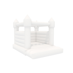 Set semua putih dengan kue dan pelangi untuk anak-anak, bermain di tempat bermain bola luar ruangan dengan perosotan putih dapat ditiup untuk dalam ruangan goyang - Product Image 4