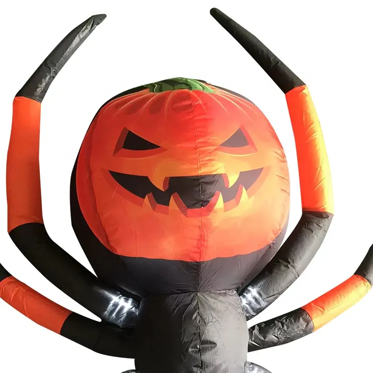 Inflatables Spider Outdoor Halloween Blow Up Yard Decorations Inflatable with LED Lights for Holiday Halloween