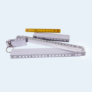 Vente en gros de mini porte-clés professionnel règle pliable 0.5m plastique YJ-PFR0.5M/10F outil de mesure et de jaugeage - Product Image 3