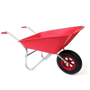 80L גדול פלסטיק חדש OEM פלסטיק מגש גלגל בארו - Product Image 3