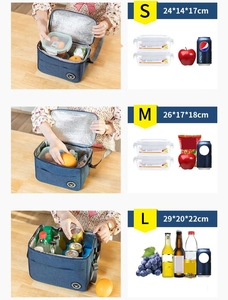 Borsa Termica Quadrata DICHOS Personalizzabile all'Ingrosso, Grande Capacità per Lavoratori d'Ufficio, Studenti e Picnic - Product Image 3