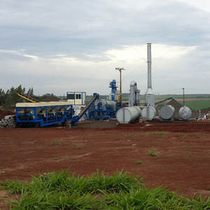 Planta Móvil de Mezcla de Asfalto de Tambor Continuo Tipo 60 T/H en Afganistán, Botsuana, Brasil, Uruguay - Product Image 2