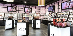 Estante de maquillaje personalizado de moda ODM, estante de exhibición, mostrador, estante de exhibición de cosméticos de madera - Product Image 4