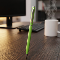 Nouveau Design Élégant stylo à bille En Métal mince stylo à bille en métal twist stylos à bille fournitures de bureau