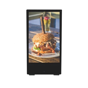 Ngoài trời di động dài Lift Battery Powered kỹ thuật số biển <span class=keywords><strong>kiosk</strong></span> 43 inch <span class=keywords><strong>LCD</strong></span> hiển thị kỹ thuật số hiển thị áp phích - Product Image 2