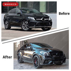 Kit carrosserie carbone style B pour <span class=keywords><strong>Mercedes</strong></span> <span class=keywords><strong>Benz</strong></span> <span class=keywords><strong>GLE</strong></span> C166 <span class=keywords><strong>Coupé</strong></span> 2016-2019, mise à niveau vers le style B en fibre de carbone - Product Image 6