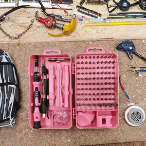 Kit de tournevis 115-en-1 en acier au chrome-vanadium PP+TPR avec ventouse, outils de levier, support magnétique, clés ajustables et outil roulant 1 - Product Image 3