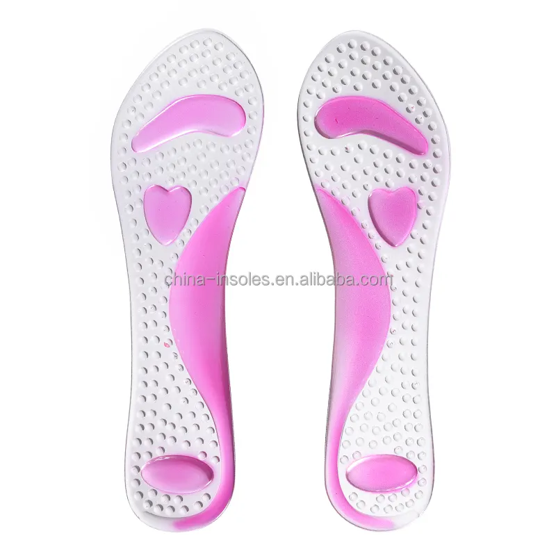 Donna trasparente autoadesivo pu gel 3/4 inserti per scarpe supporto per arco plantari ortopedici antiscivolo per scarpe con tacco alto