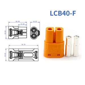 Conector de Bloqueo Horizontal para Montaje en PCB Amass LCB40PW-M LCB40-F, Enchufe de Cobre de Alta Corriente de 52A para Batería LiPo - Product Image 3