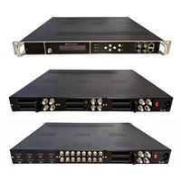 Tuner de DVB-S2 2/4/6/8/12 DVBS avec emplacement CI CAM Entrée DVBS2 vers ATSC ISDBT DVB-C QAM Sortie DVBT Modulateur RF CATV