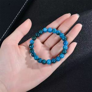 Venda quente 8mm Natural Pedra Beads Handmade Pulseira Elástica Cura Crystal Beads Moda Pulseira - Product Image 6