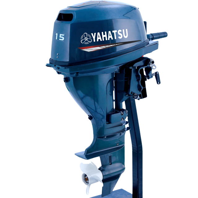 YAHATSU 4 Stroke 15hp  Outboard Motor LONG Shaft  Marine Engine Compatible with Original TOHATSU Boat Motor and Spare Parts