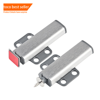 Amortisseur de fermeture en douceur Rebond magnétique Push Open Touch Porte d'armoire de meubles Système d'ouverture par poussée en acier inoxydable
