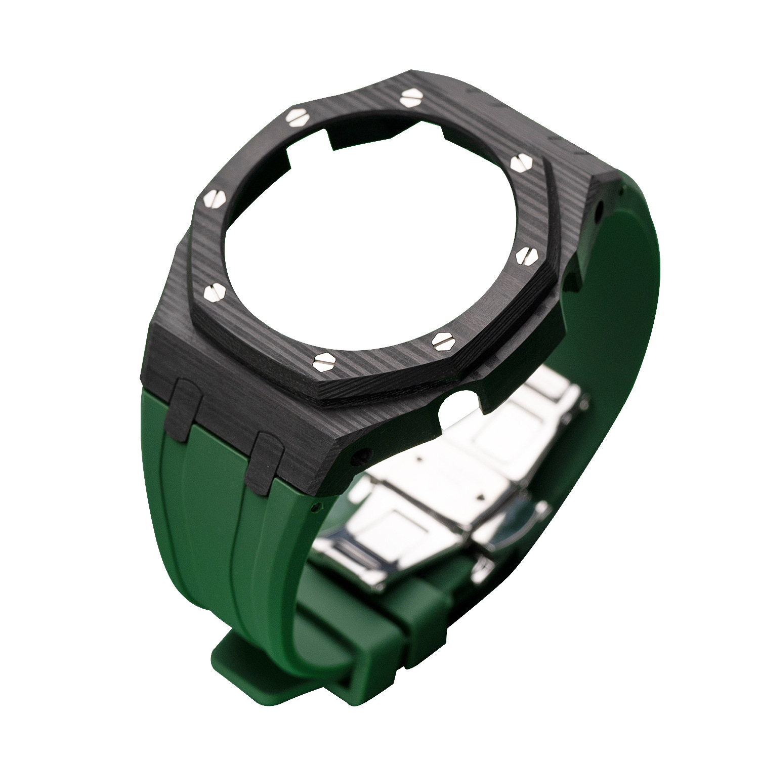 carbon fiber+green band