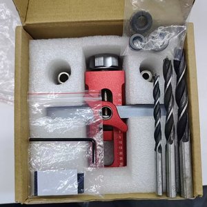 Plantilla de Montaje Ajustable <span class=keywords><strong>para</strong></span> Puertas de Armario con 3 Brocas, Herramientas Manuales, Posicionamiento Auxiliar Preciso, Herrajes <span class=keywords><strong>para</strong></span> Armario <span class=keywords><strong>para</strong></span> Trabajos de <span class=keywords><strong>Madera</strong></span> DIY - Product Image 4