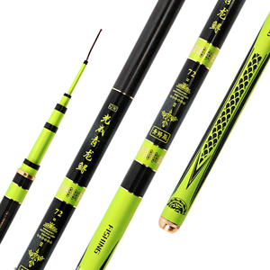 Caña de pescar telescópica personalizable de 19 pies, carrete de bambú único de 3,6-10m, Material de carbono para pesca en el mar, originado en Taiwán - Product Image 6