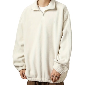 Sudadera con Capucha de Alta Calidad para Hombre, Diseño Nuevo, Estilo Urbano, Color Puro, con Media Cremallera y Logotipo Personalizado - Product Image 5