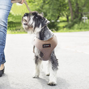 Ensemble de harnais pour <span class=keywords><strong>chien</strong></span> personnalisé, sûr, réfléchissant et respirant, avec sac à déjections canines, tendance pour les voyages et les jouets à mâcher - Product Image 5
