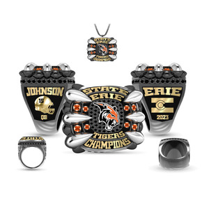 Personnalisé 2025 dernier sport Champion anneau à la mode en alliage de Zinc anneaux pour basket-ball Football Baseball Softball Rugby - Product Image 2