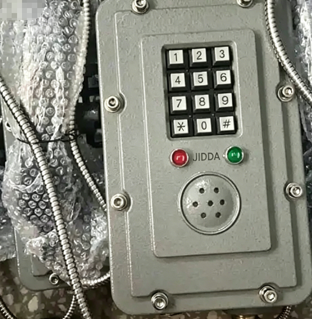 Industrial Rugged Mine Telephone Explosion-Proof IP54 Waterproof DC/AC 58V 1.5-Year Warranty Mining Phone for Underground Coal