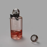 Bouteille en verre finition mate pour crème de soin de la peau/huile vis carrée 15ml pour diffuseur d'emballage cosmétique 50ml 100ml 120ml Options
